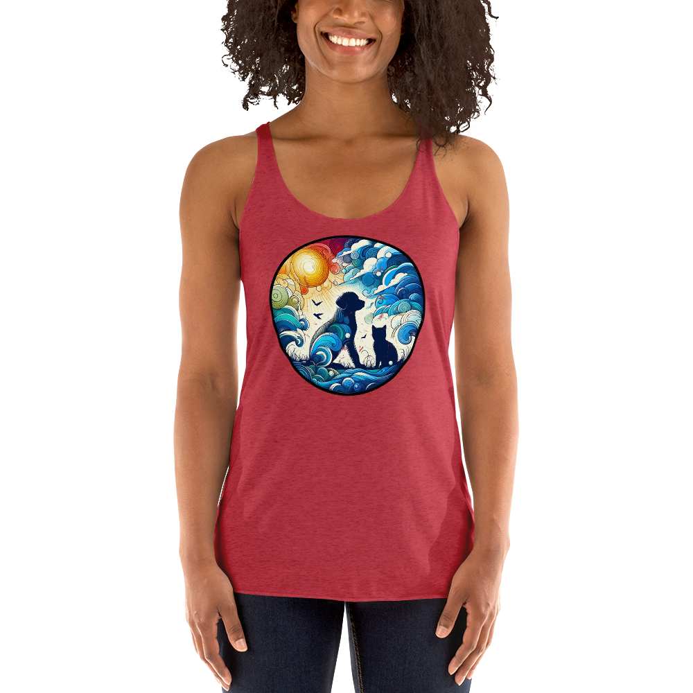 Sun-Kissed Bond - Women Racerback Tank