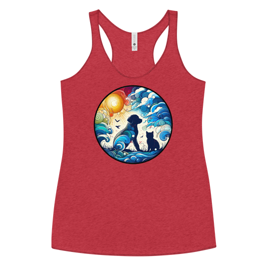 Sun-Kissed Bond - Women Racerback Tank