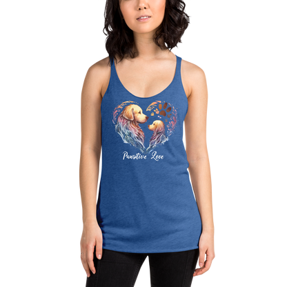 Golden Bond - Pawsitive Love - Women Racerback Tank