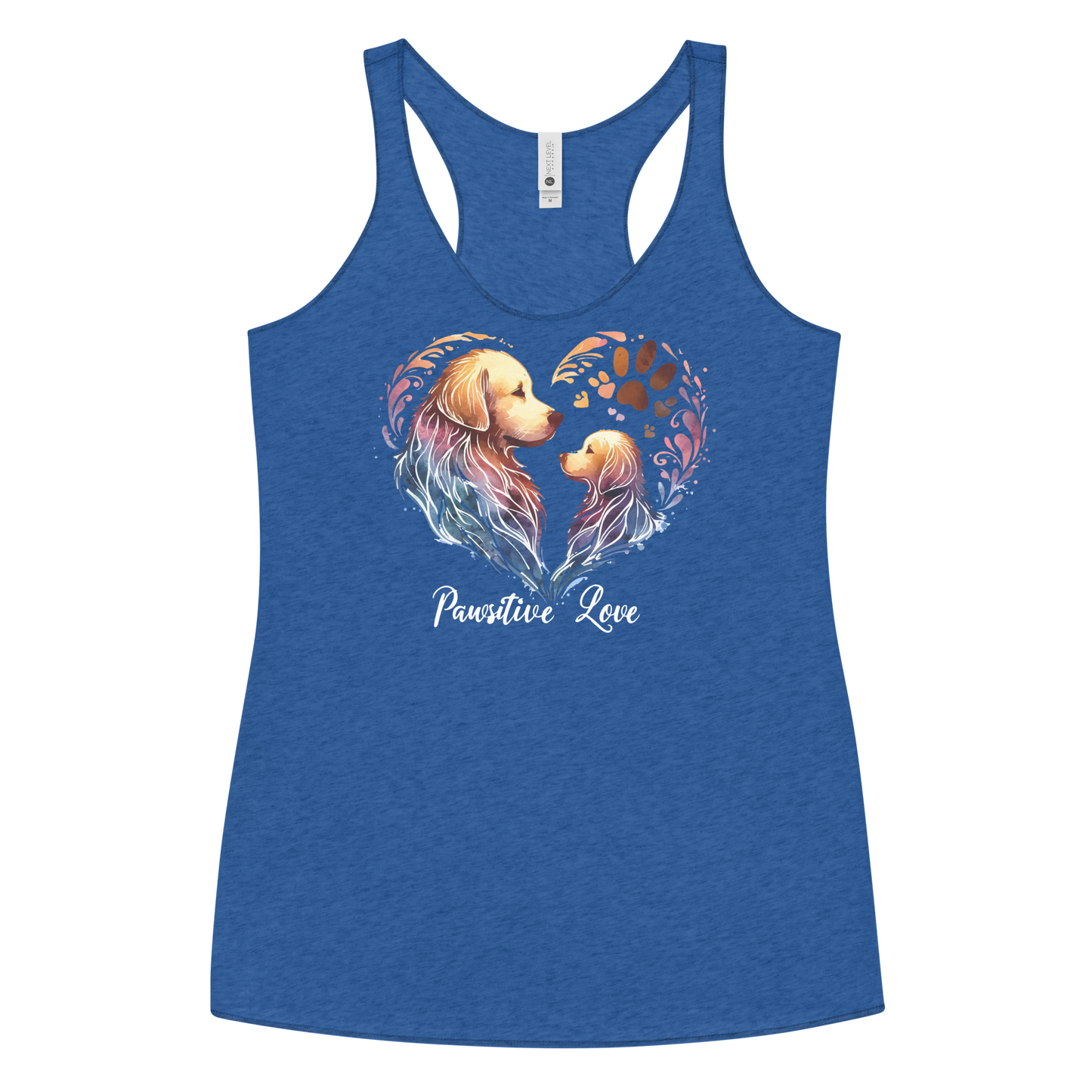 Golden Bond - Pawsitive Love - Women Racerback Tank