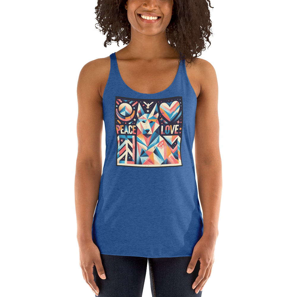 Harmony Hound - Huskey - Women Racerback Tank