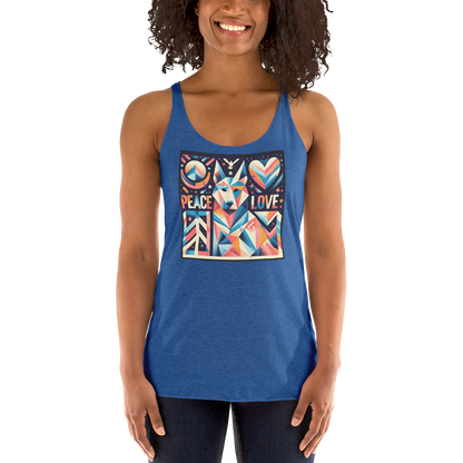 Harmony Hound - Huskey - Women Racerback Tank