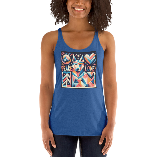 Harmony Hound - Huskey - Women Racerback Tank