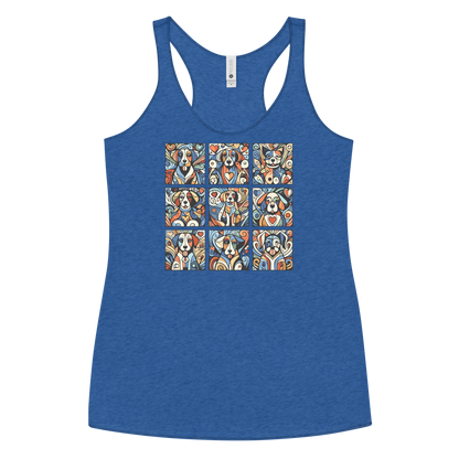 Paws in Harmony - Matisse - Women Racerback Tank