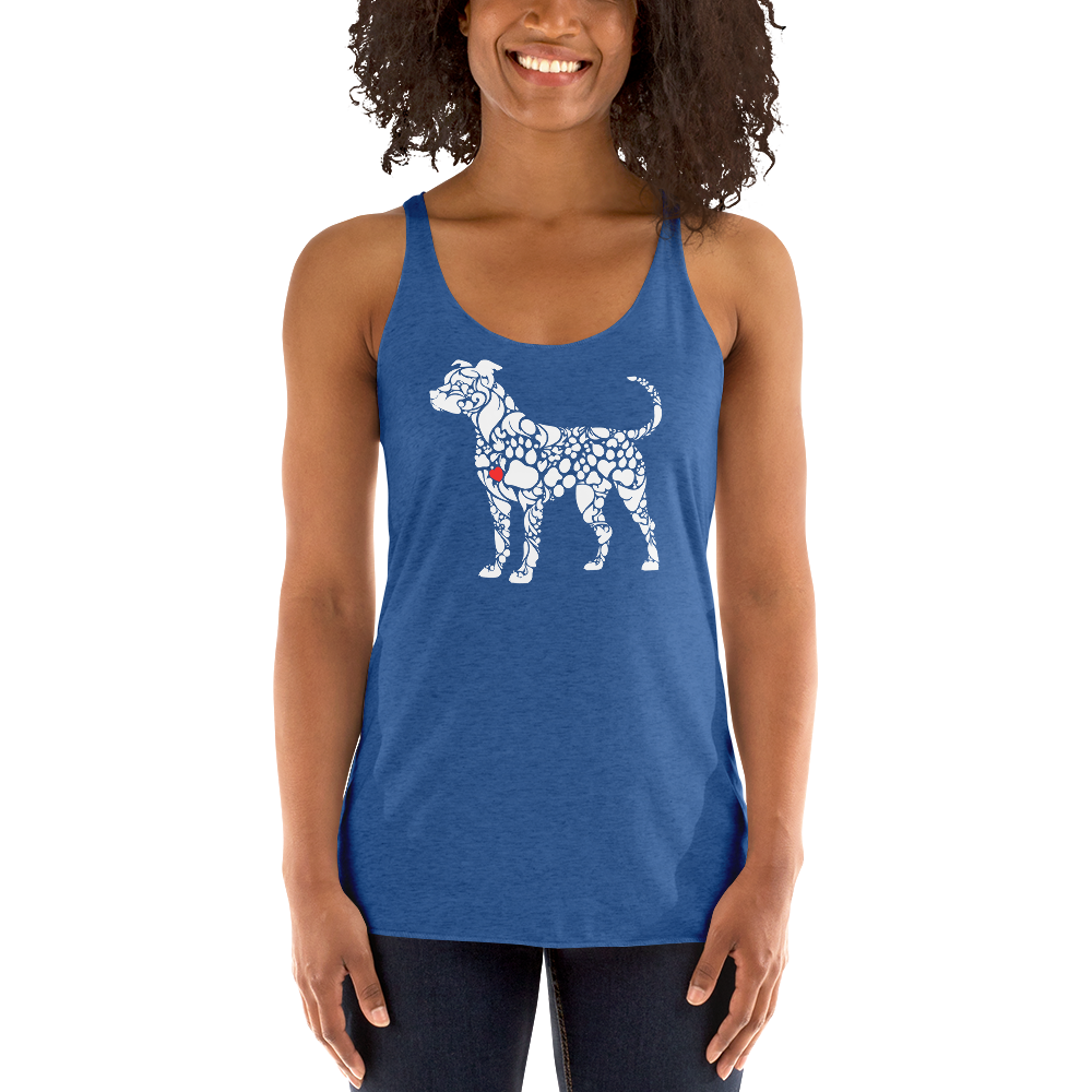 Paws of Loyalty - Pit - Women Racerback Tank