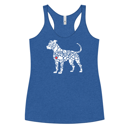 Paws of Loyalty - Pit - Women Racerback Tank