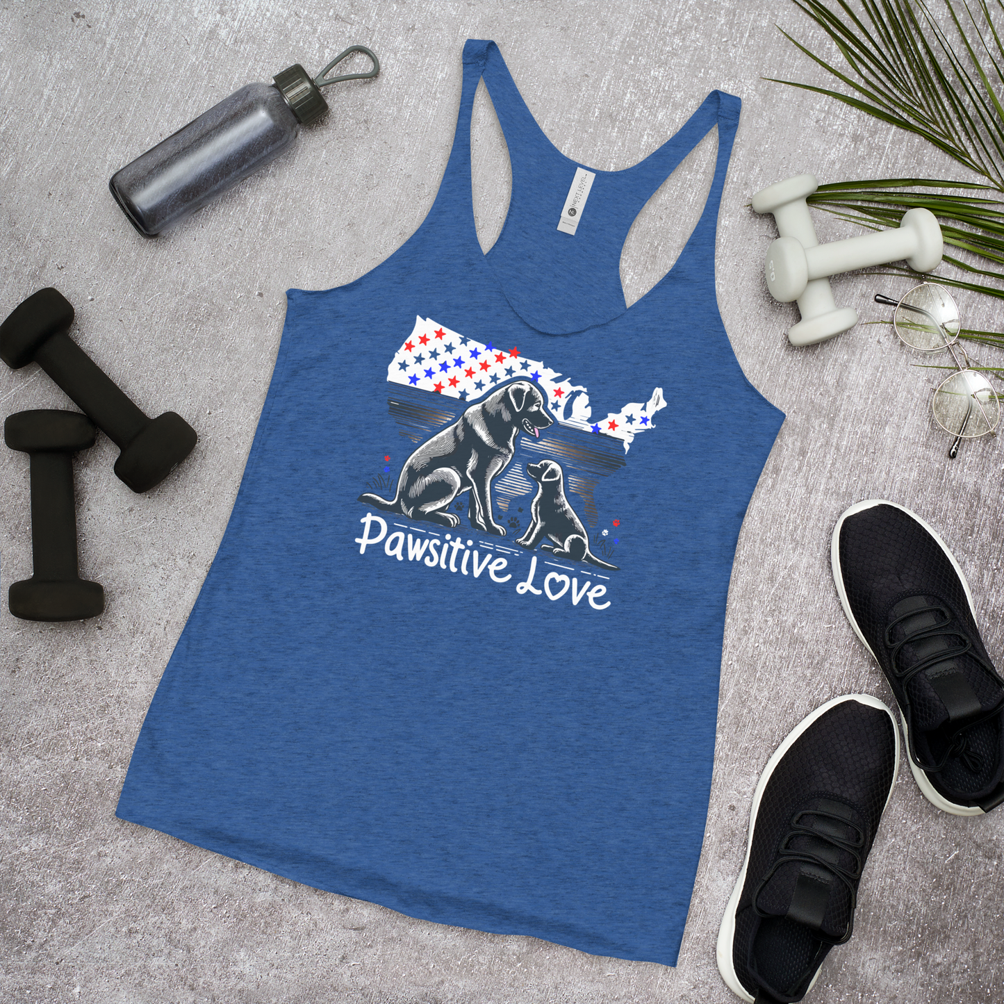 States of Devotion - Pawsitive Love - Women Racerback Tank