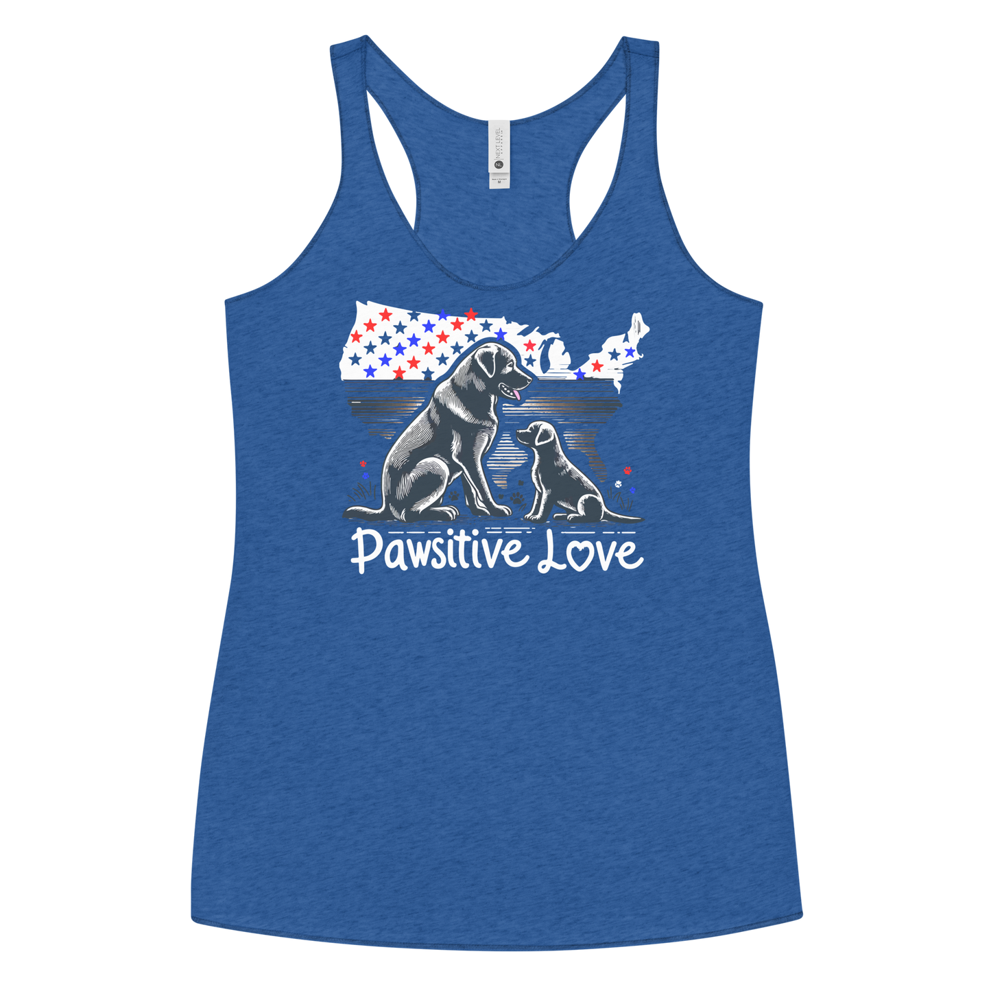 States of Devotion - Pawsitive Love - Women Racerback Tank