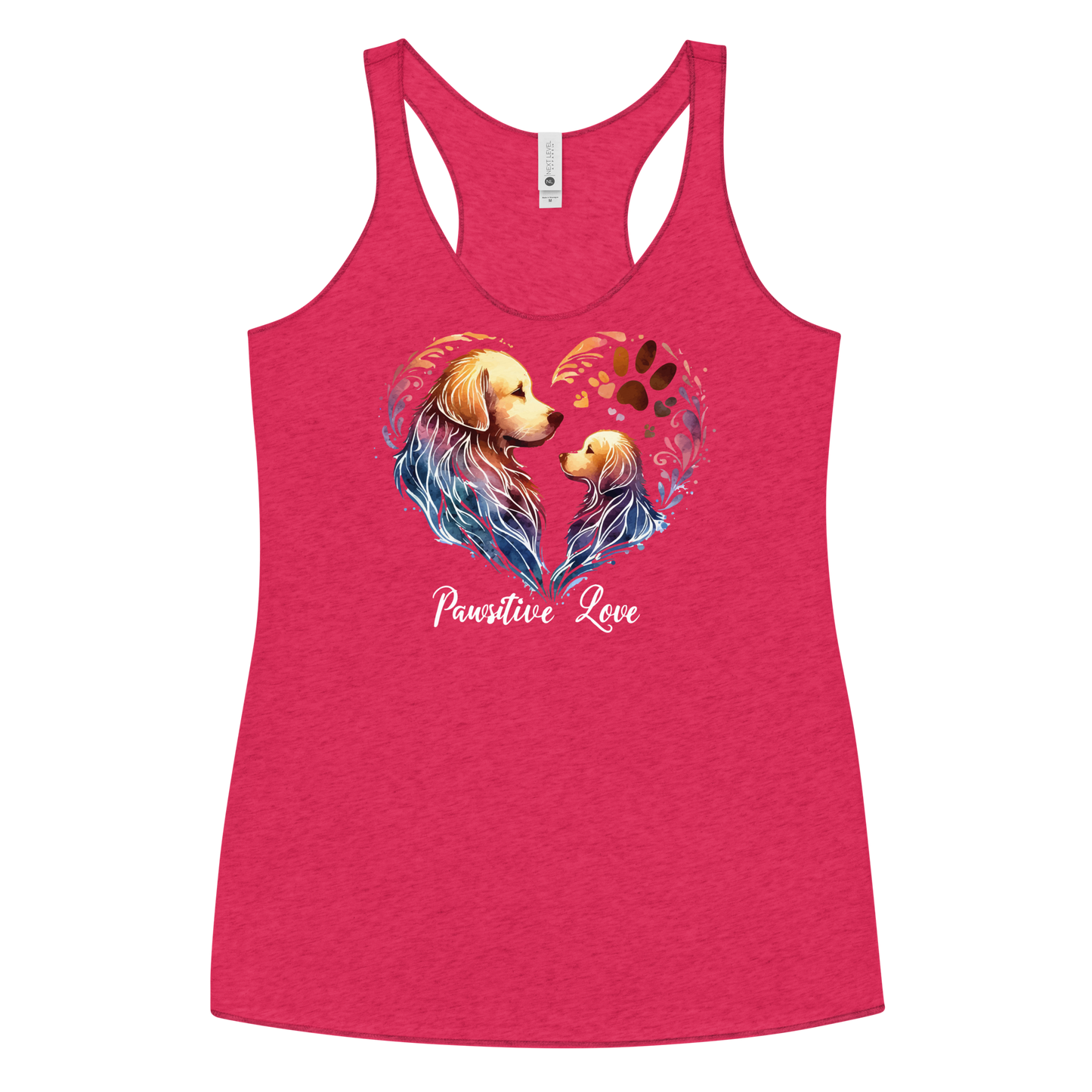 Golden Bond - Pawsitive Love - Women Racerback Tank