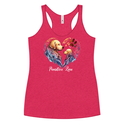 Golden Bond - Pawsitive Love - Women Racerback Tank