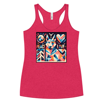 Harmony Hound - Huskey - Women Racerback Tank