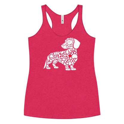 Paws of Devotion - Dachshund - Women Racerback Tank