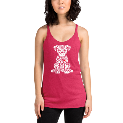 Paws of Longing - Puppy - Women Racerback Tank