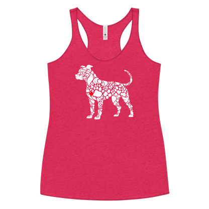 Paws of Loyalty - Pit - Women Racerback Tank