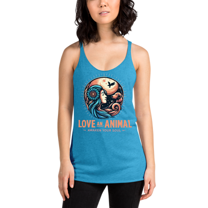 Lunar Serenade - Soul Bond - Women Racerback Tank