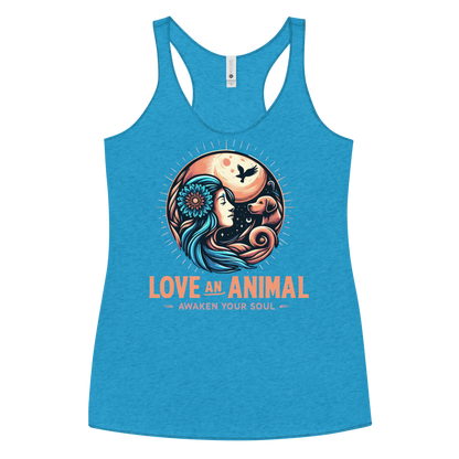 Lunar Serenade - Soul Bond - Women Racerback Tank