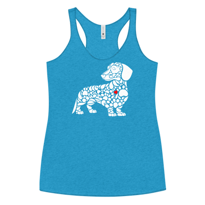 Paws of Devotion - Dachshund - Women Racerback Tank