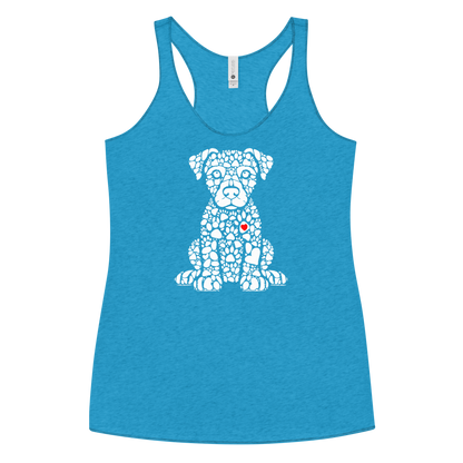 Paws of Longing - Puppy - Women Racerback Tank