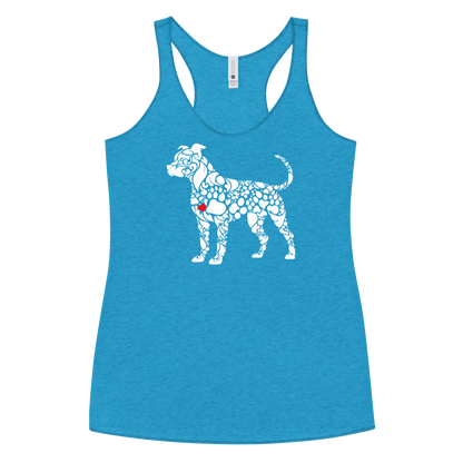 Paws of Loyalty - Pit - Women Racerback Tank