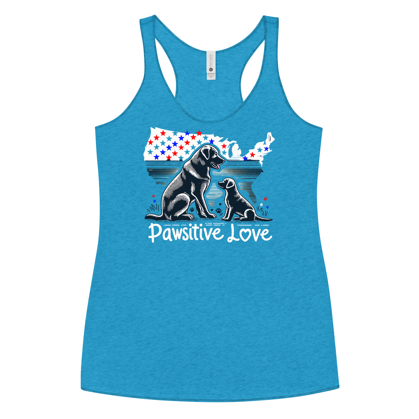 States of Devotion - Pawsitive Love - Women Racerback Tank