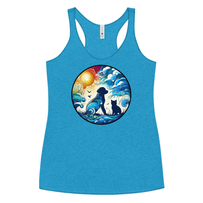 Sun-Kissed Bond - Women Racerback Tank