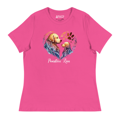 Golden Bond - Pawsitive Love - Womens Relaxed Tee