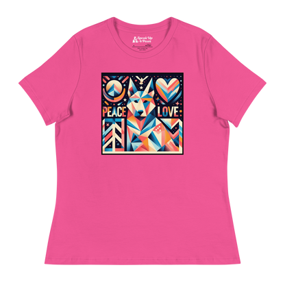 Harmony Hound - Huskey - Womens Relaxed Tee