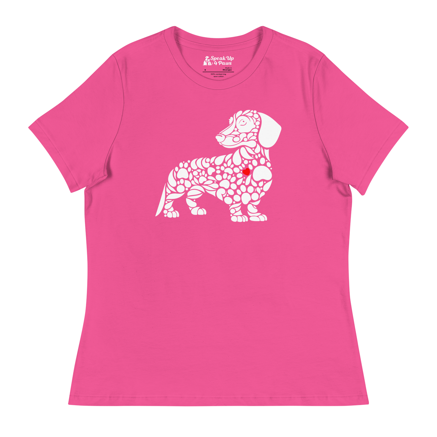 Paws of Devotion - Dachshund - Womens Relaxed Tee