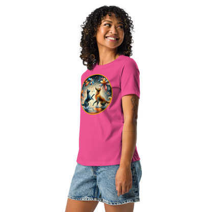 Chromatic Raindance - Petal Paws - Womens Relaxed Tee