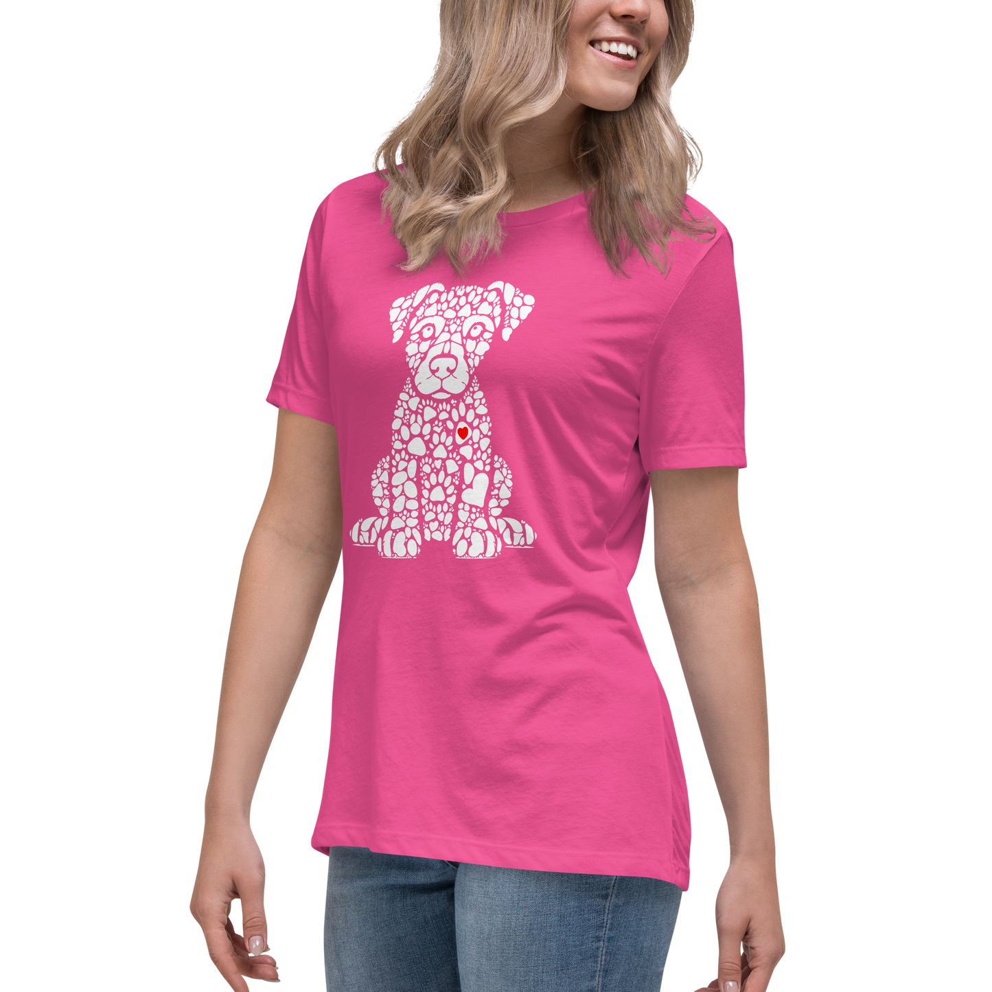 Paws of Longing - Puppy - Womens Relaxed Tee