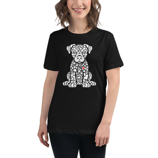 Paws of Longing - Puppy - Womens Relaxed Tee