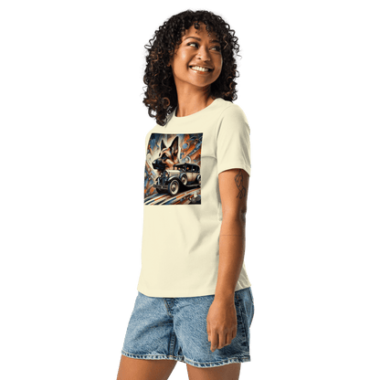 Canine Cruiser - Women’s Relaxed Tee - Womens Relaxed Tee - Speak Up 4 Paws