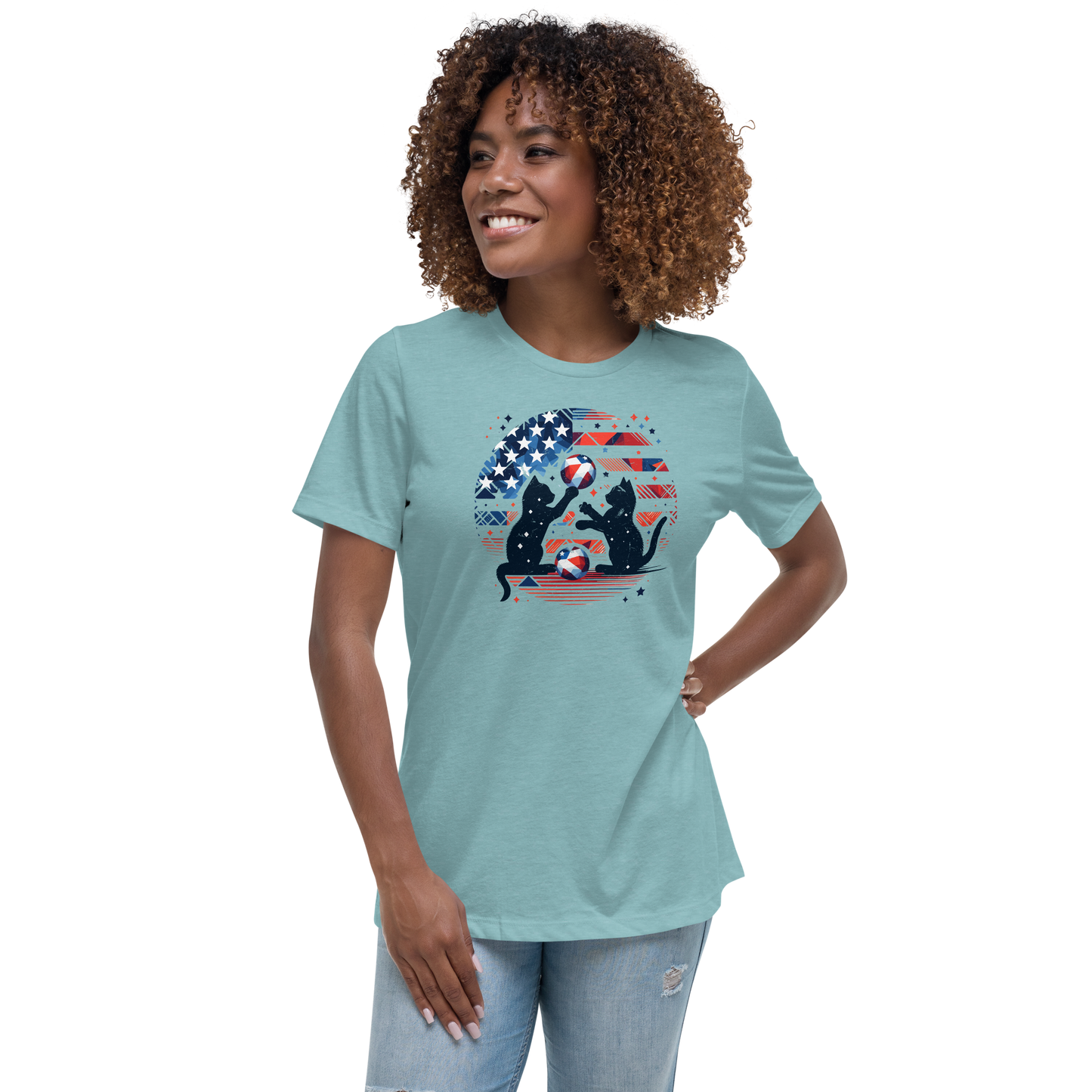 Patriotic Playtime - Womens Relaxed Tee