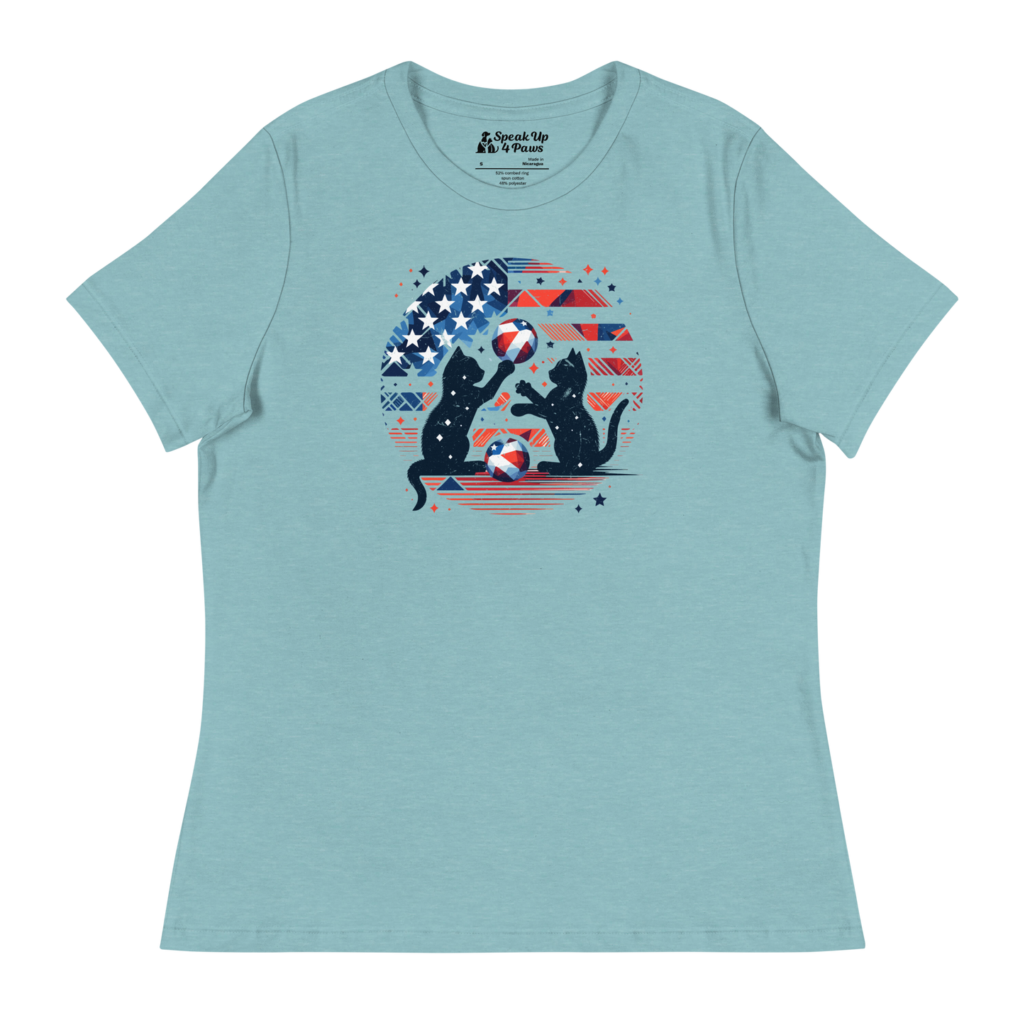 Patriotic Playtime - Womens Relaxed Tee