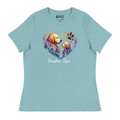 Golden Bond - Pawsitive Love - Womens Relaxed Tee