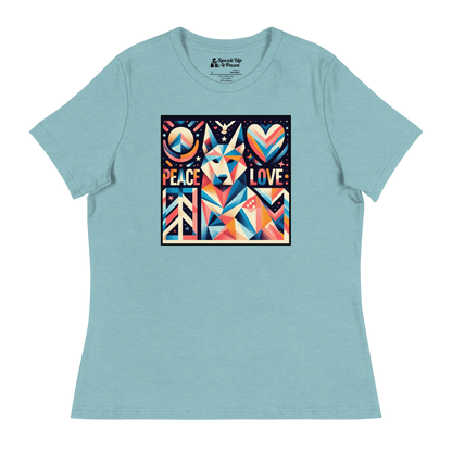 Harmony Hound - Huskey - Womens Relaxed Tee