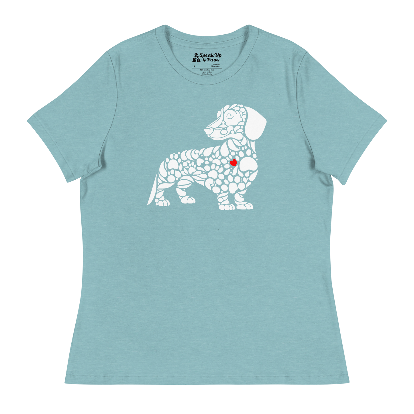 Paws of Devotion - Dachshund - Womens Relaxed Tee