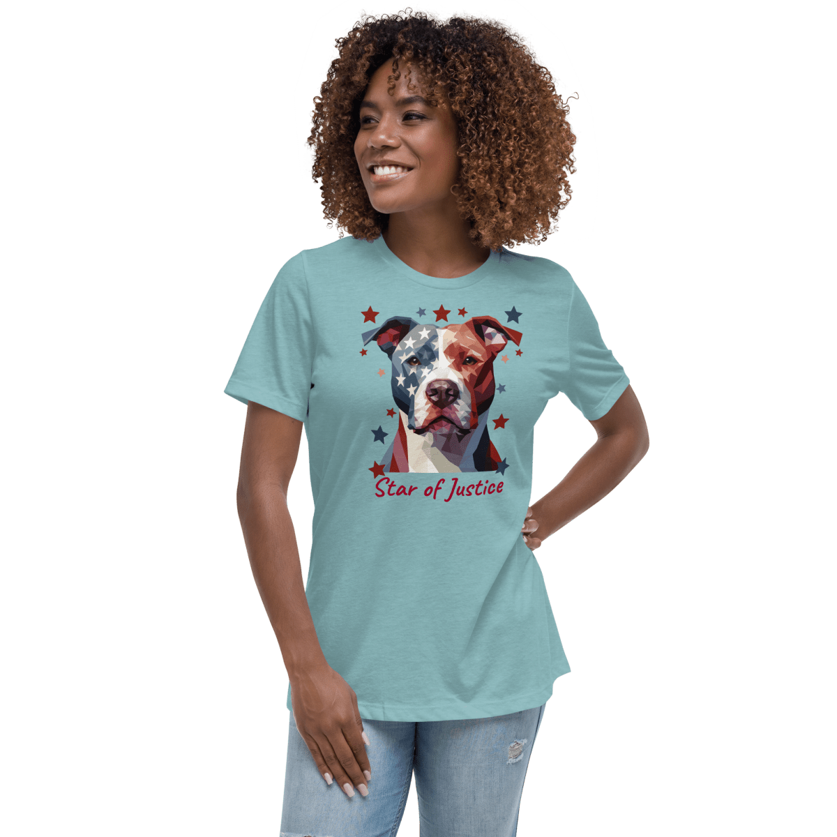Star of Justice - Women’s Relaxed Tee - Womens Relaxed Tee - Speak Up 4 Paws