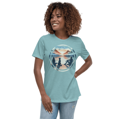 Sunset Reflections - Women's Relaxed Tee - Womens Relaxed Tee - Speak Up 4 Paws