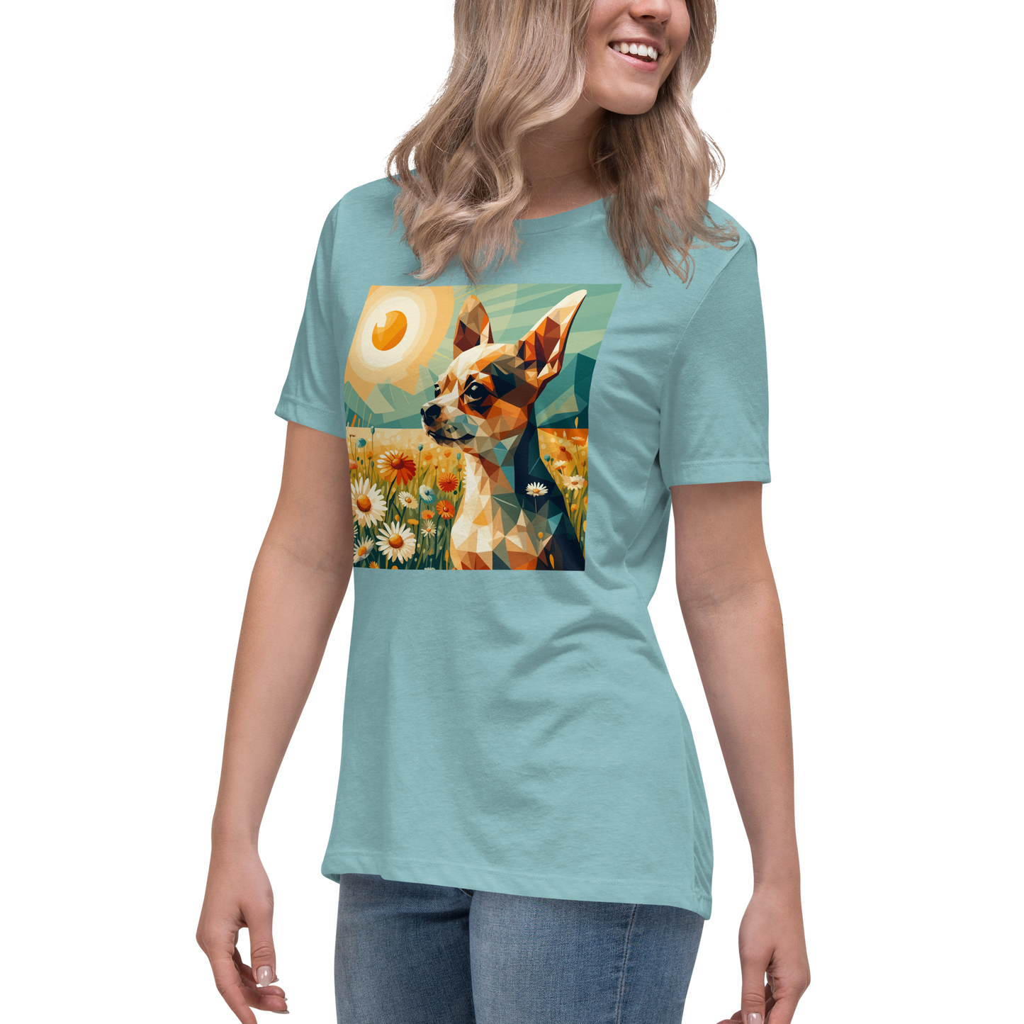 Daisy Dreamscape - Womens Relaxed Tee