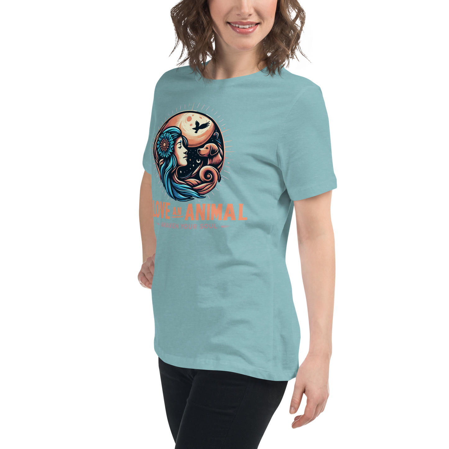 Lunar Serenade - Soul Bond - Womens Relaxed Tee