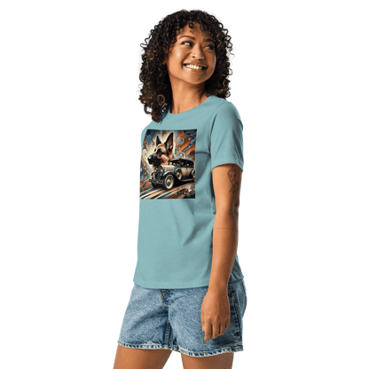 Canine Cruiser - Women’s Relaxed Tee - Womens Relaxed Tee - Speak Up 4 Paws