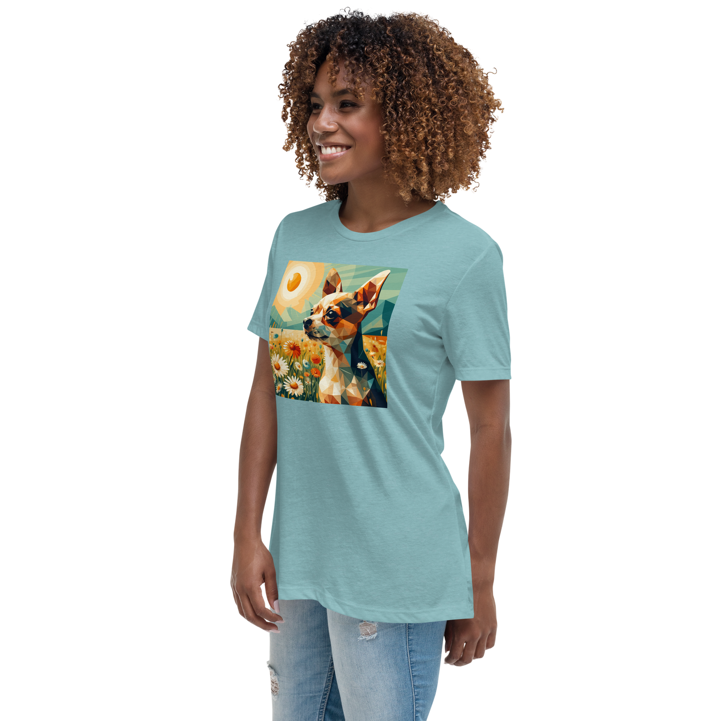 Daisy Dreamscape - Womens Relaxed Tee