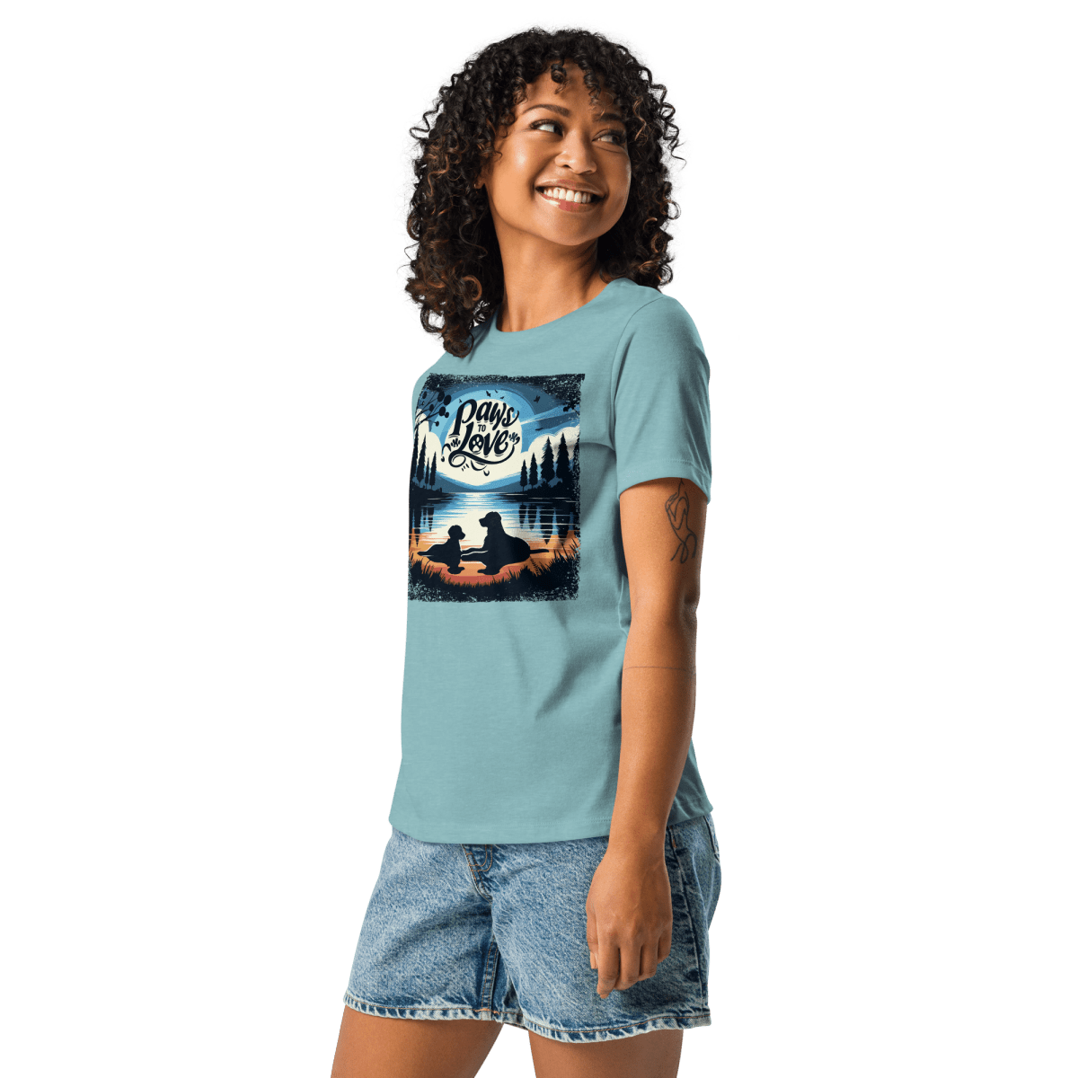 Forest Reflections - Women's Relaxed Tee - Womens Relaxed Tee - Speak Up 4 Paws