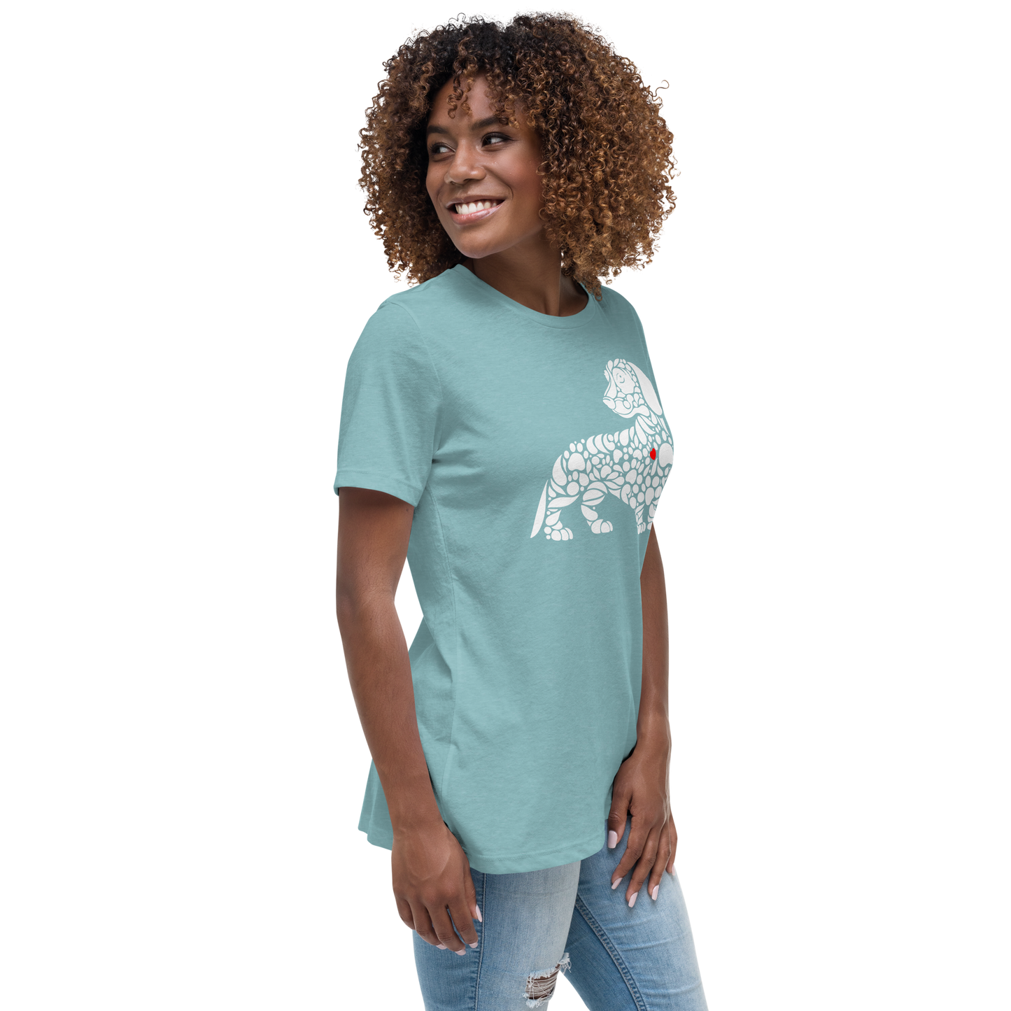 Paws of Devotion - Dachshund - Womens Relaxed Tee