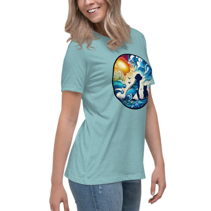 Sun-Kissed Bond - Womens Relaxed Tee