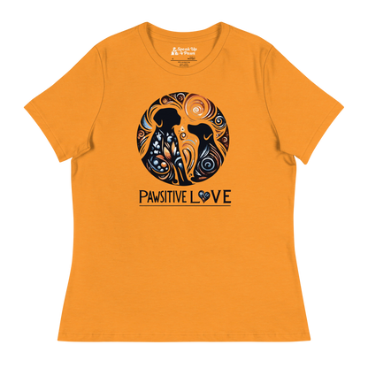 Canine Whirlpool -Pawsitive Love - Womens Relaxed Tee