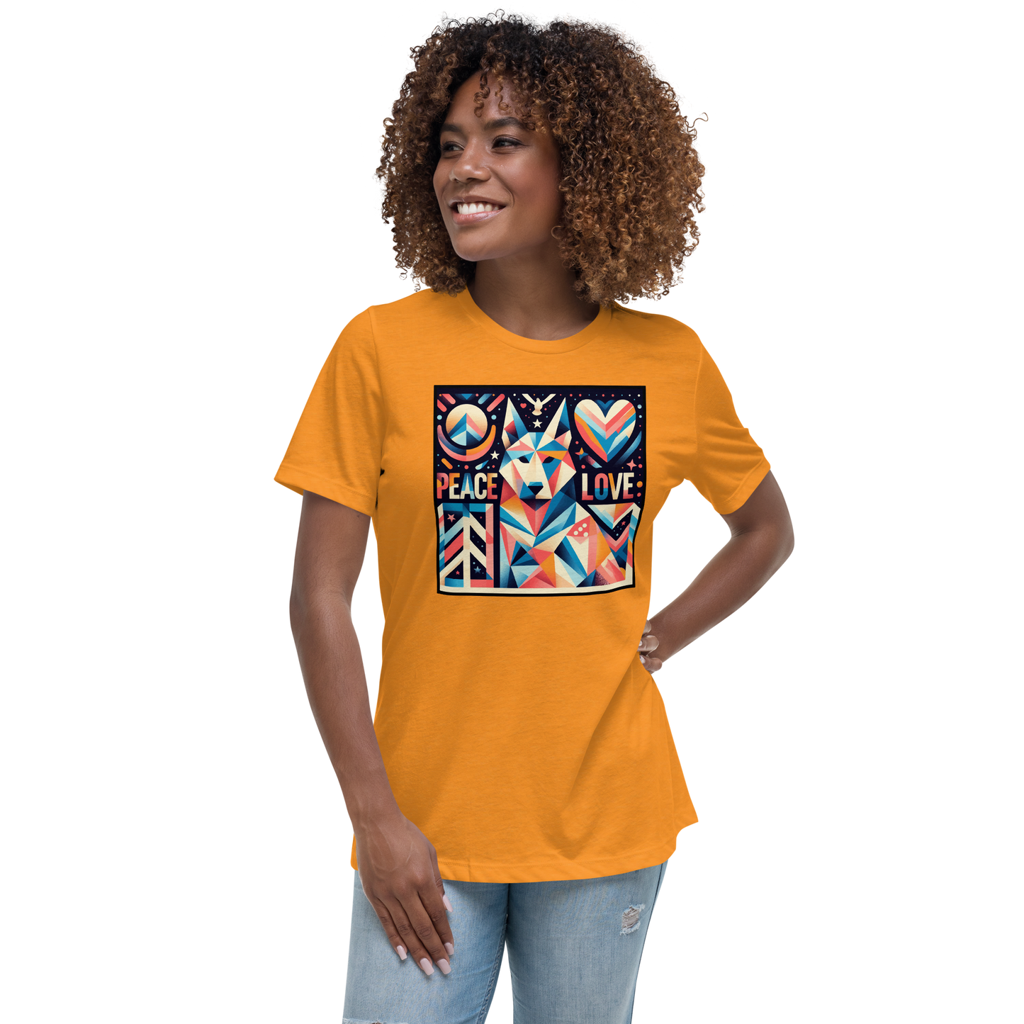 Harmony Hound - Huskey - Womens Relaxed Tee