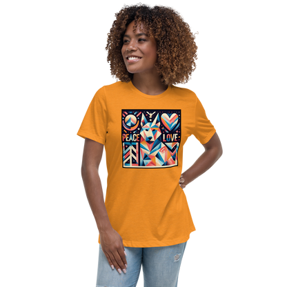 Harmony Hound - Huskey - Womens Relaxed Tee