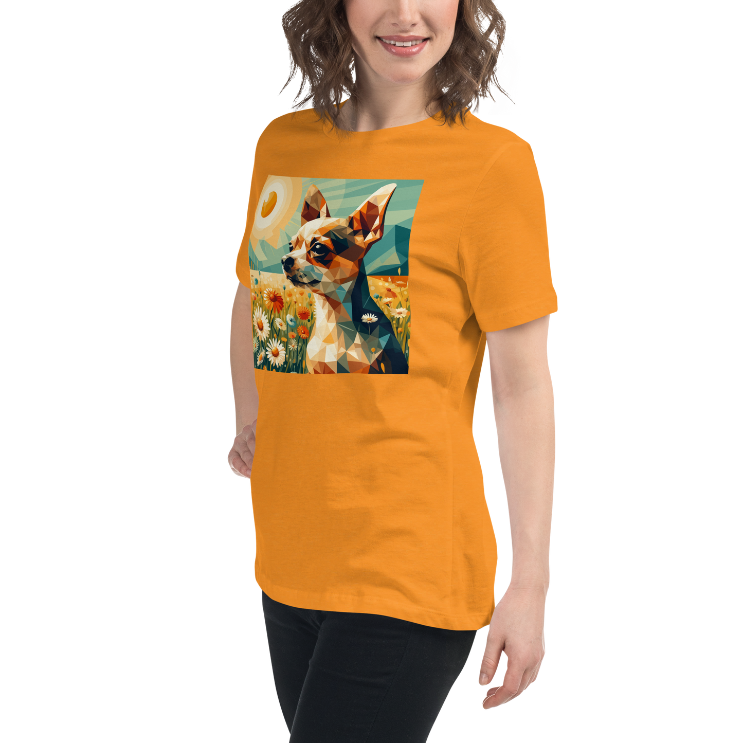 Daisy Dreamscape - Womens Relaxed Tee